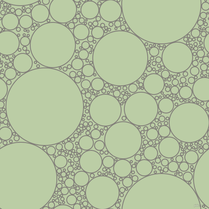 bubbles, circles, sponge, big, medium, small, 3 pixel line width, Concord and Pixie Green circles bubbles sponge soap seamless tileable
