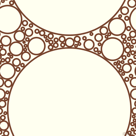 bubbles, circles, sponge, big, medium, small, 5 pixel line width, Copper Canyon and Ivory circles bubbles sponge soap seamless tileable