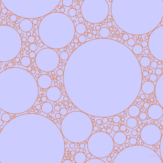 bubbles, circles, sponge, big, medium, small, 2 pixel line width, Copper and Lavender Blue circles bubbles sponge soap seamless tileable