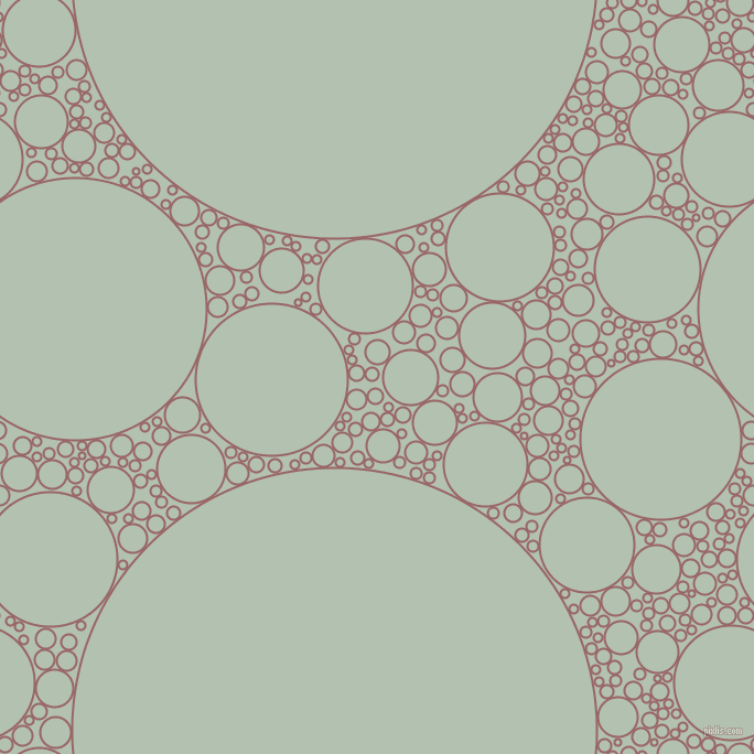 bubbles, circles, sponge, big, medium, small, 2 pixel line width, Copper Rose and Rainee circles bubbles sponge soap seamless tileable