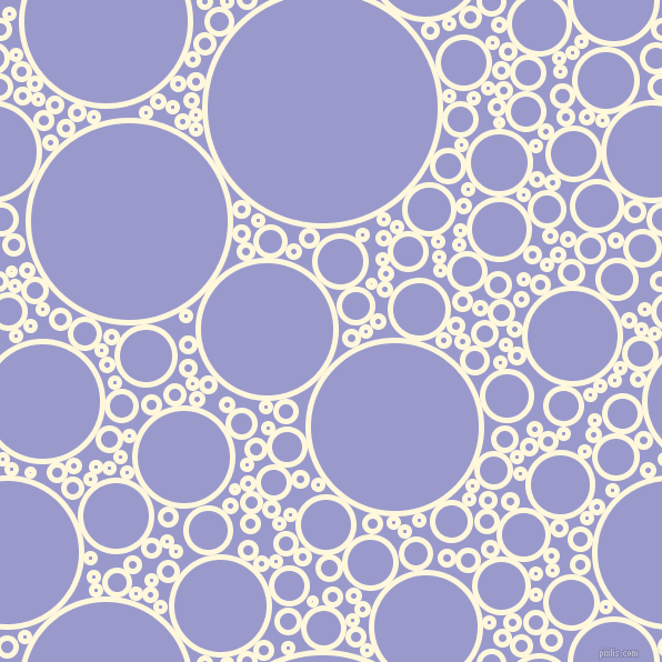 bubbles, circles, sponge, big, medium, small, 5 pixel line width, Corn Silk and Blue Bell circles bubbles sponge soap seamless tileable