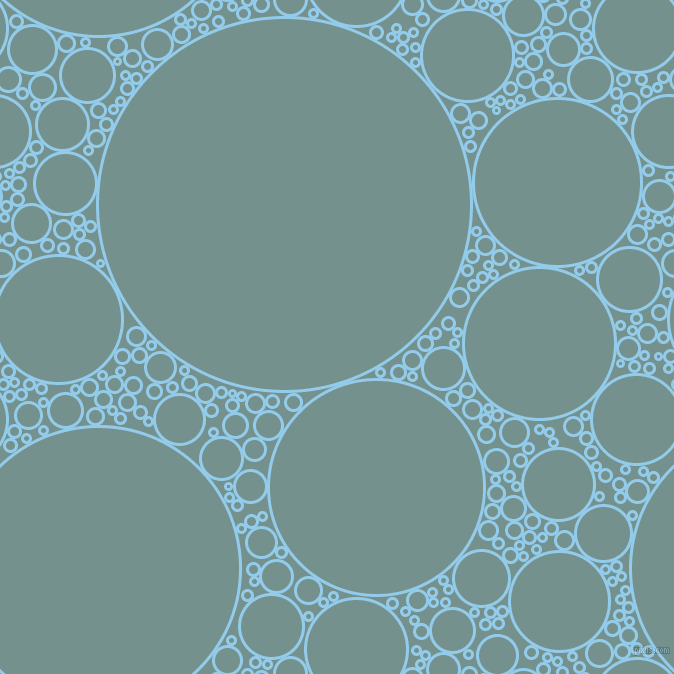 bubbles, circles, sponge, big, medium, small, 3 pixel line width, Cornflower and Juniper circles bubbles sponge soap seamless tileable