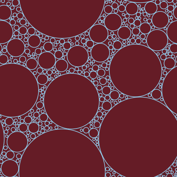 bubbles, circles, sponge, big, medium, small, 2 pixel line width, Cornflower and Pohutukawa circles bubbles sponge soap seamless tileable