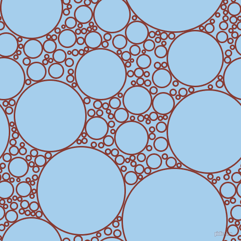 bubbles, circles, sponge, big, medium, small, 3 pixel line width, Crab Apple and Sail circles bubbles sponge soap seamless tileable