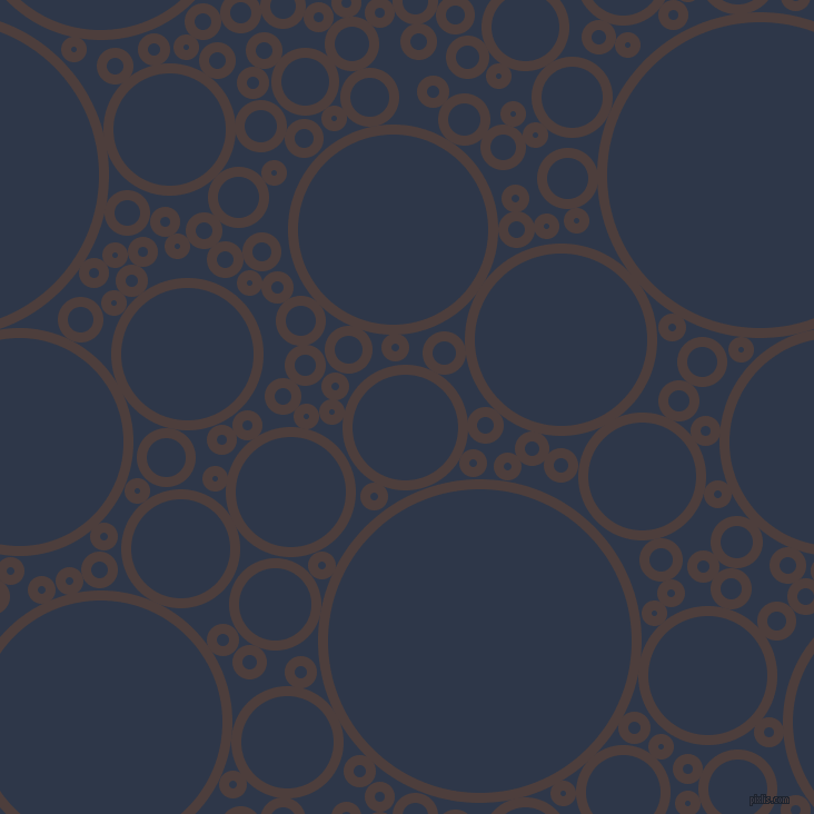bubbles, circles, sponge, big, medium, small, 9 pixel line width, Crater Brown and Licorice circles bubbles sponge soap seamless tileable