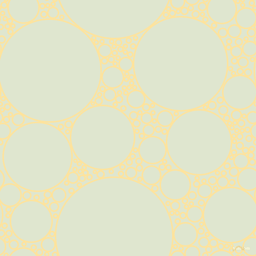 bubbles, circles, sponge, big, medium, small, 3 pixel line width, Cream Brulee and Willow Brook circles bubbles sponge soap seamless tileable