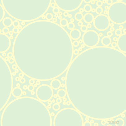 bubbles, circles, sponge, big, medium, small, 5 pixel line width, Cream and Hint Of Green circles bubbles sponge soap seamless tileable
