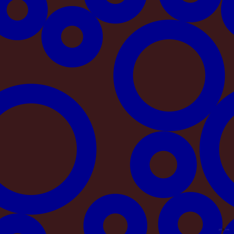 bubbles, circles, sponge, big, medium, small, 65 pixel line width, Dark Blue and Rustic Red circles bubbles sponge soap seamless tileable