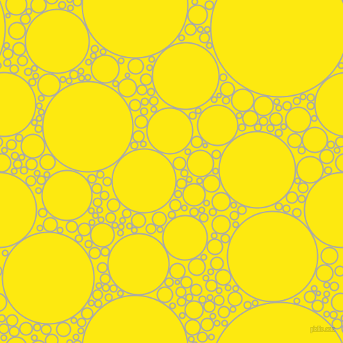 bubbles, circles, sponge, big, medium, small, 2 pixel line width, Dark Gray and Lemon circles bubbles sponge soap seamless tileable