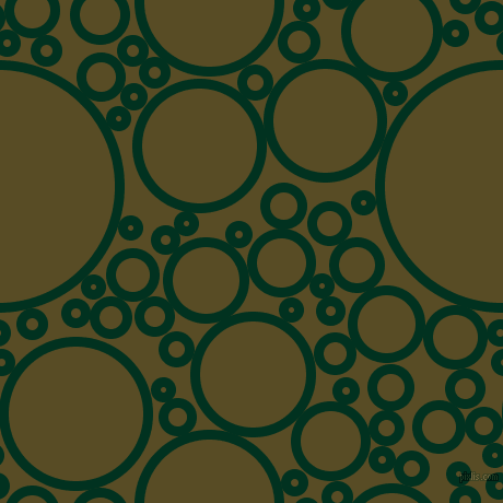 bubbles, circles, sponge, big, medium, small, 9 pixel line width, Dark Green and Bronze Olive circles bubbles sponge soap seamless tileable