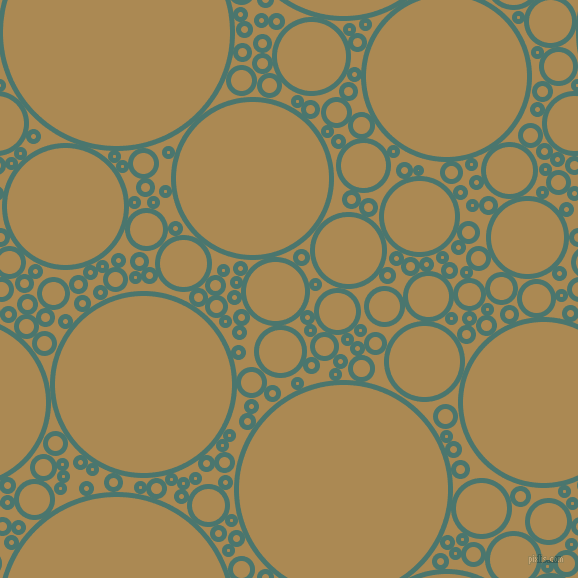 bubbles, circles, sponge, big, medium, small, 5 pixel line width, Dark Green Copper and Teak circles bubbles sponge soap seamless tileable