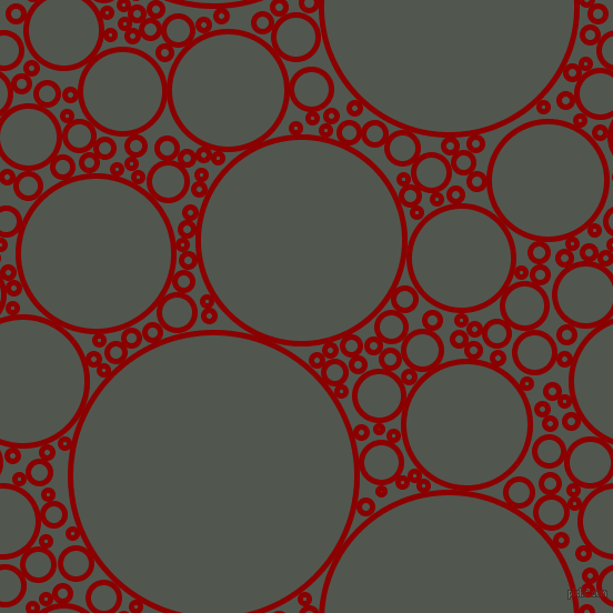bubbles, circles, sponge, big, medium, small, 5 pixel line width, Dark Red and Battleship Grey circles bubbles sponge soap seamless tileable