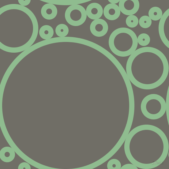 bubbles, circles, sponge, big, medium, small, 17 pixel line width, Dark Sea Green and Ironside Grey circles bubbles sponge soap seamless tileable