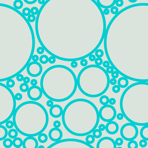 bubbles, circles, sponge, big, medium, small, 9 pixel line width, Dark Turquoise and Aqua Squeeze circles bubbles sponge soap seamless tileable
