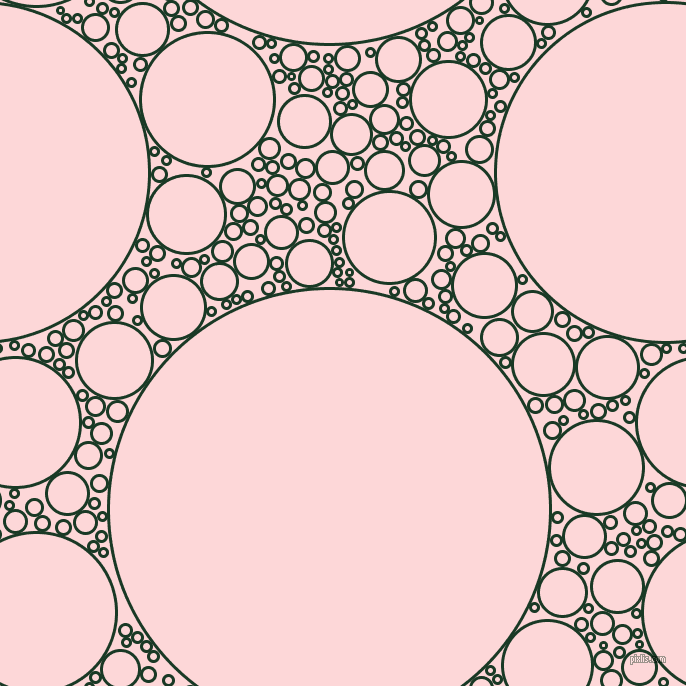 bubbles, circles, sponge, big, medium, small, 3 pixel line width, Deep Fir and We Peep circles bubbles sponge soap seamless tileable