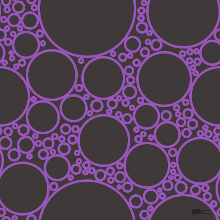 bubbles, circles, sponge, big, medium, small, 5 pixel line width, Deep Lilac and Eclipse circles bubbles sponge soap seamless tileable