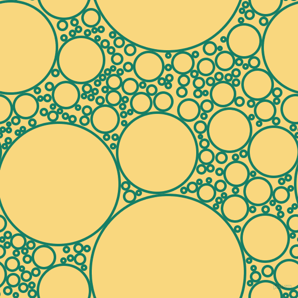 bubbles, circles, sponge, big, medium, small, 5 pixel line width, Deep Sea and Golden Glow circles bubbles sponge soap seamless tileable