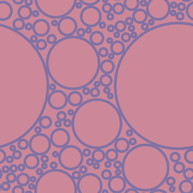 bubbles, circles, sponge, big, medium, small, 9 pixel line width, Deluge and Puce circles bubbles sponge soap seamless tileable