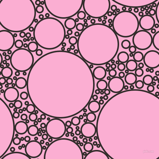 bubbles, circles, sponge, big, medium, small, 5 pixel line width, Diesel and Lavender Pink circles bubbles sponge soap seamless tileable
