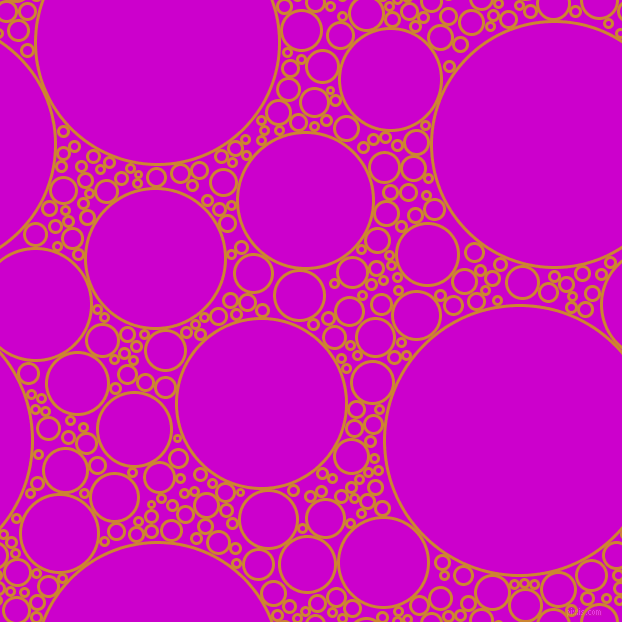 bubbles, circles, sponge, big, medium, small, 3 pixel line width, Dixie and Deep Magenta circles bubbles sponge soap seamless tileable