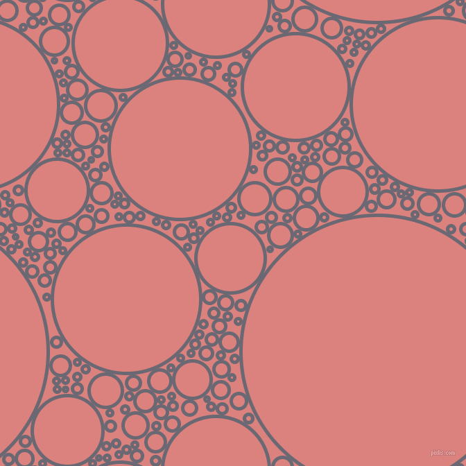 bubbles, circles, sponge, big, medium, small, 5 pixel line width, Dolphin and Sea Pink circles bubbles sponge soap seamless tileable