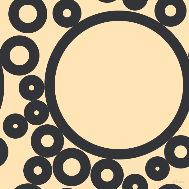 bubbles, circles, sponge, big, medium, small, 33 pixel line width, Ebony Clay and Moccasin circles bubbles sponge soap seamless tileable