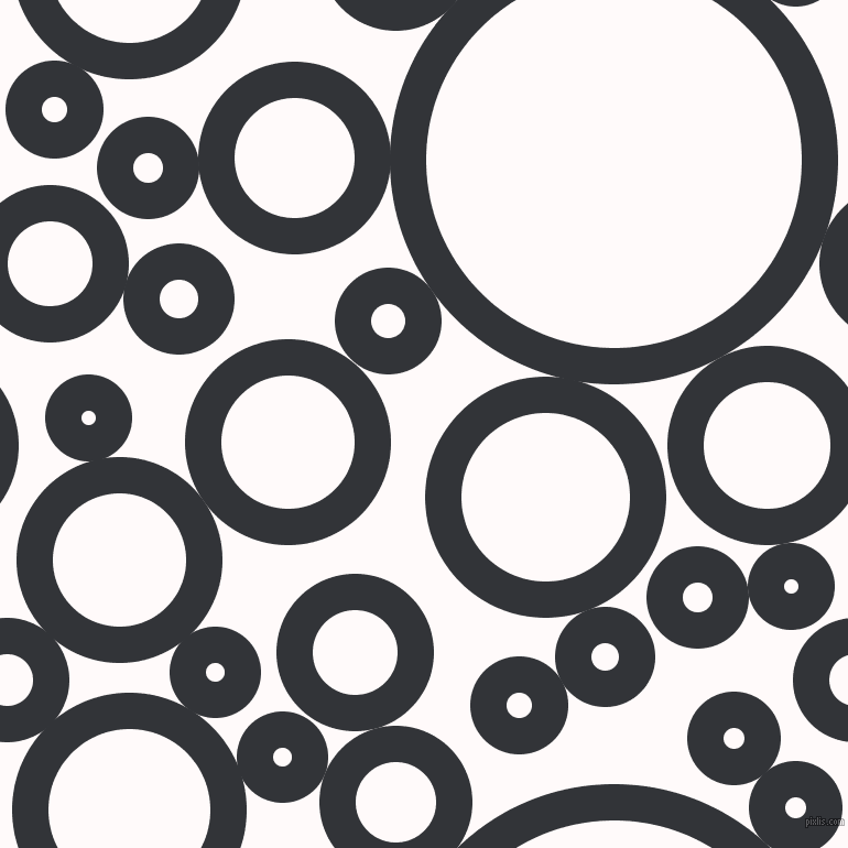 bubbles, circles, sponge, big, medium, small, 33 pixel line width, Ebony Clay and Snow circles bubbles sponge soap seamless tileable