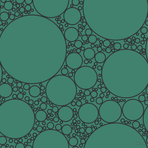 bubbles, circles, sponge, big, medium, small, 3 pixel line width, Ebony and Viridian circles bubbles sponge soap seamless tileable