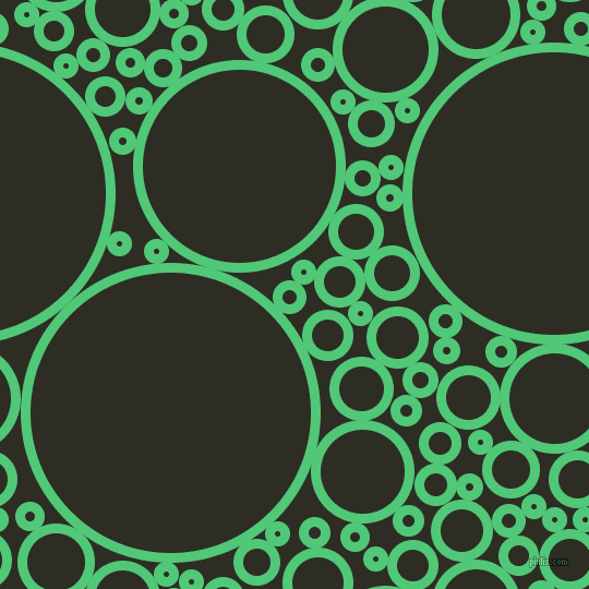bubbles, circles, sponge, big, medium, small, 9 pixel line width, Emerald and Karaka circles bubbles sponge soap seamless tileable