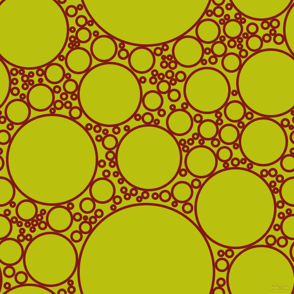 bubbles, circles, sponge, big, medium, small, 5 pixel line width, Falu Red and La Rioja circles bubbles sponge soap seamless tileable