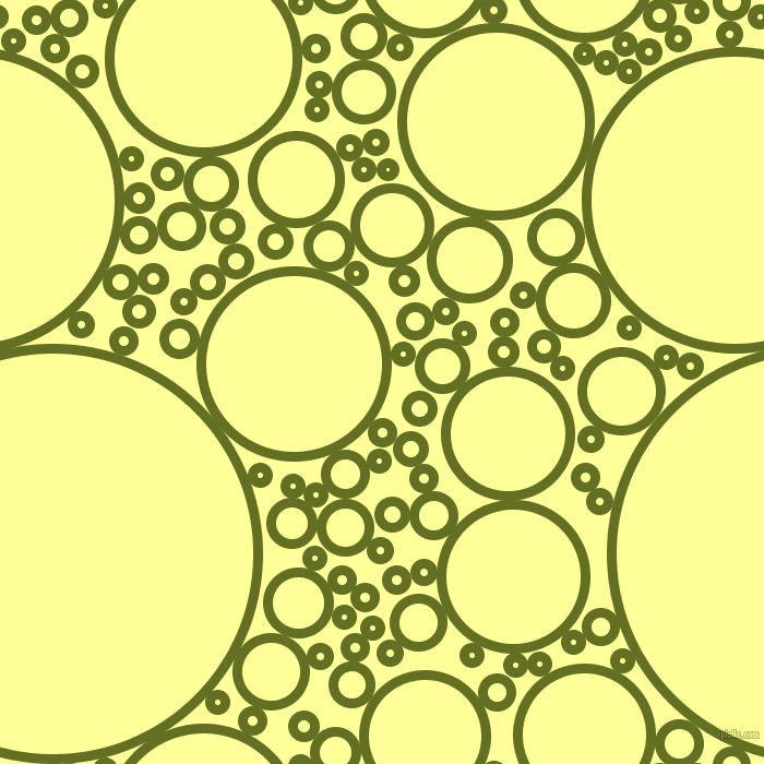 bubbles, circles, sponge, big, medium, small, 9 pixel line width, Fiji Green and Canary circles bubbles sponge soap seamless tileable