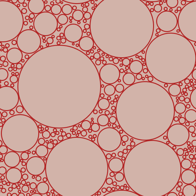 bubbles, circles, sponge, big, medium, small, 3 pixel line width, Fire Brick and Clam Shell circles bubbles sponge soap seamless tileable