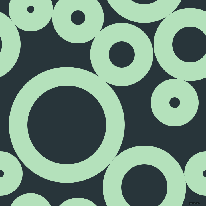 bubbles, circles, sponge, big, medium, small, 65 pixel line width, Fringy Flower and Oxford Blue circles bubbles sponge soap seamless tileable