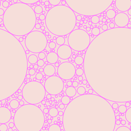 bubbles, circles, sponge, big, medium, small, 2 pixel line width, Fuchsia Pink and Remy circles bubbles sponge soap seamless tileable