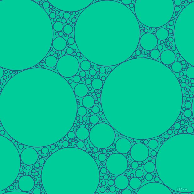 bubbles, circles, sponge, big, medium, small, 2 pixel line width, Fun Blue and Caribbean Green circles bubbles sponge soap seamless tileable