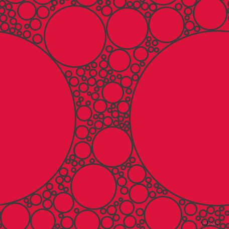 bubbles, circles, sponge, big, medium, small, 3 pixel line width, Fuscous Grey and Crimson circles bubbles sponge soap seamless tileable
