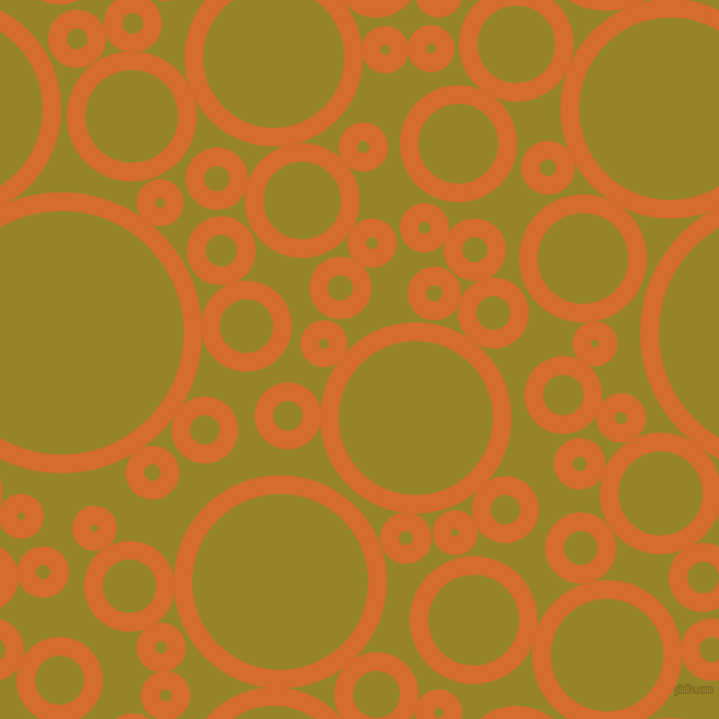 bubbles, circles, sponge, big, medium, small, 17 pixel line width, Gold Drop and Lemon Ginger circles bubbles sponge soap seamless tileable