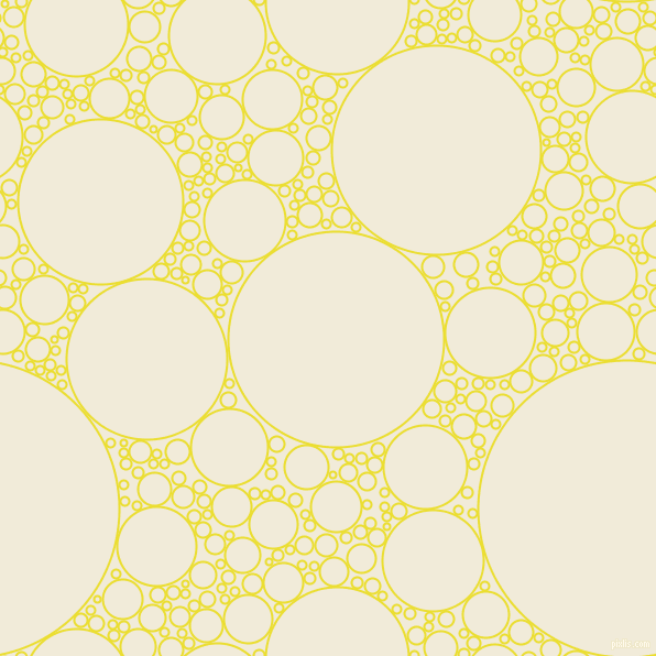 bubbles, circles, sponge, big, medium, small, 2 pixel line width, Golden Fizz and Orchid White circles bubbles sponge soap seamless tileable