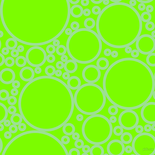 bubbles, circles, sponge, big, medium, small, 9 pixel line width, Granny Smith Apple and Lawn Green circles bubbles sponge soap seamless tileable