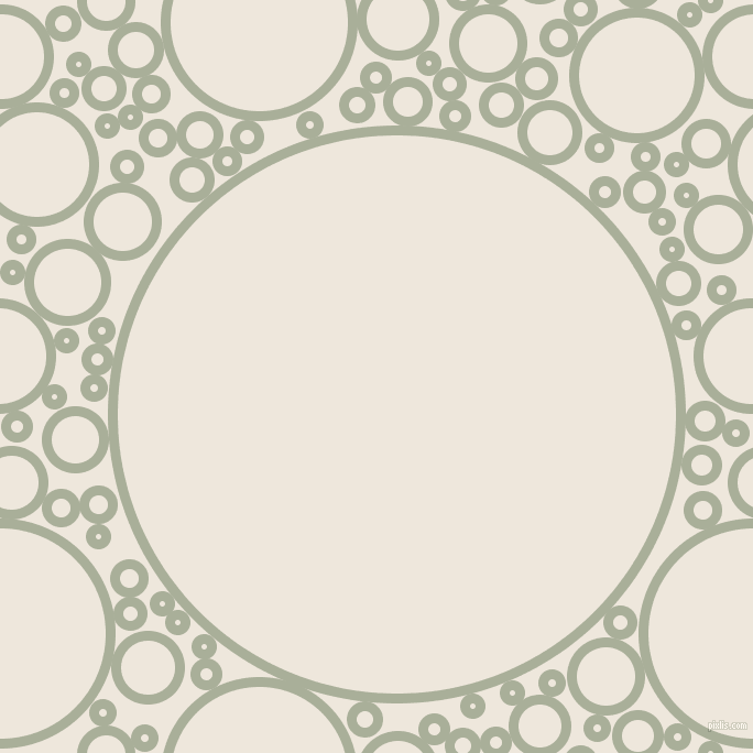 bubbles, circles, sponge, big, medium, small, 9 pixel line width, Green Spring and White Linen circles bubbles sponge soap seamless tileable