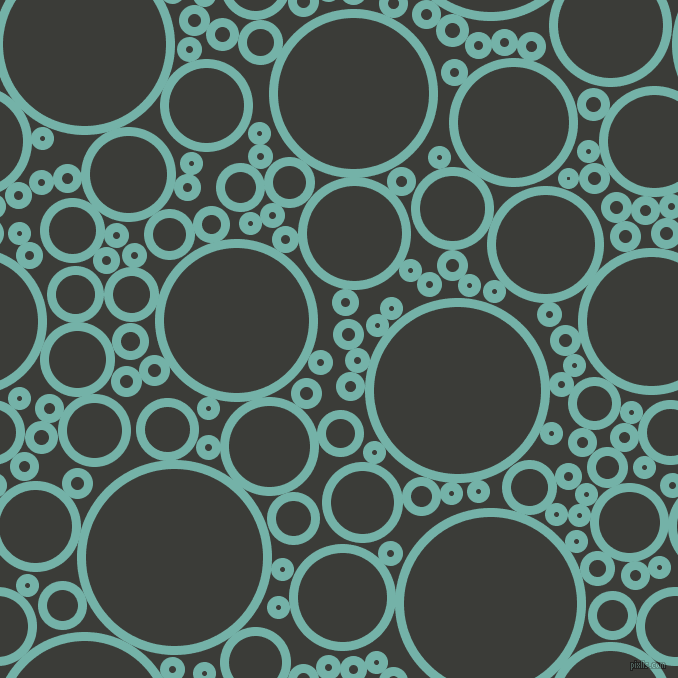bubbles, circles, sponge, big, medium, small, 9 pixel line width, Gulf Stream and Zeus circles bubbles sponge soap seamless tileable