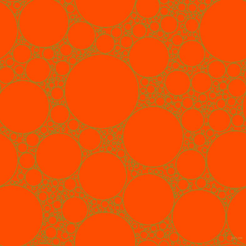 bubbles, circles, sponge, big, medium, small, 3 pixel line width, Hacienda and Vermilion circles bubbles sponge soap seamless tileable