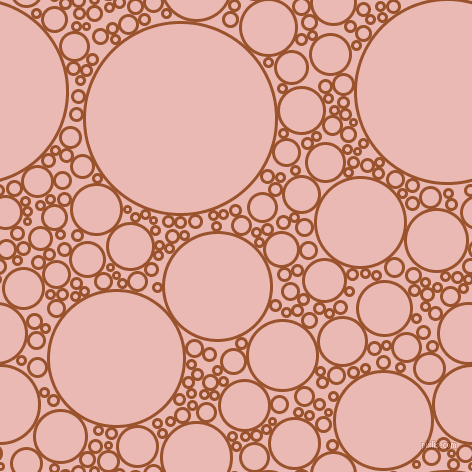 bubbles, circles, sponge, big, medium, small, 3 pixel line width, Hawaiian Tan and Beauty Bush circles bubbles sponge soap seamless tileable
