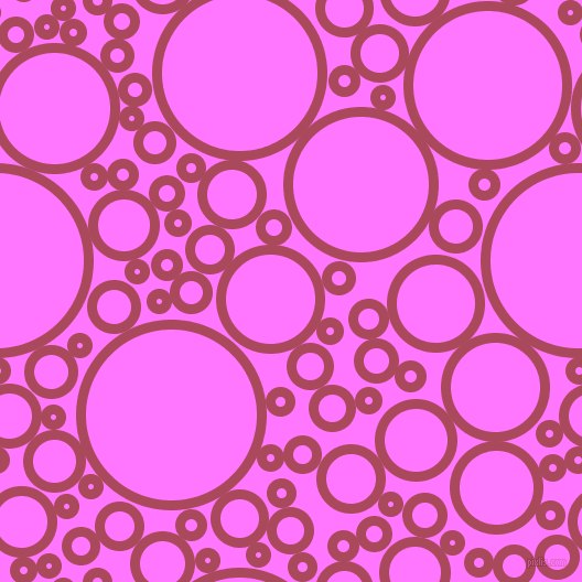 bubbles, circles, sponge, big, medium, small, 9 pixel line width, Hippie Pink and Fuchsia Pink circles bubbles sponge soap seamless tileable