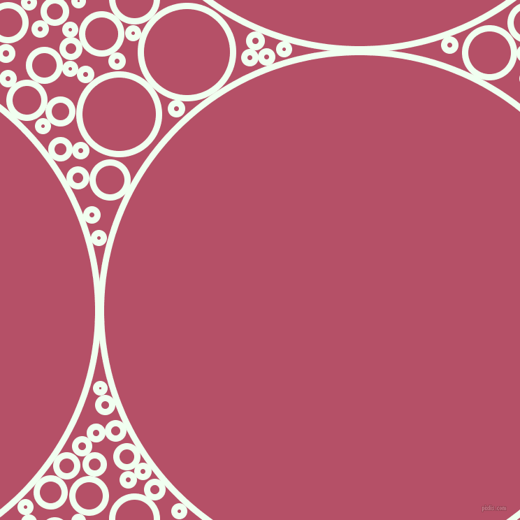 bubbles, circles, sponge, big, medium, small, 9 pixel line width, Honeydew and Blush circles bubbles sponge soap seamless tileable