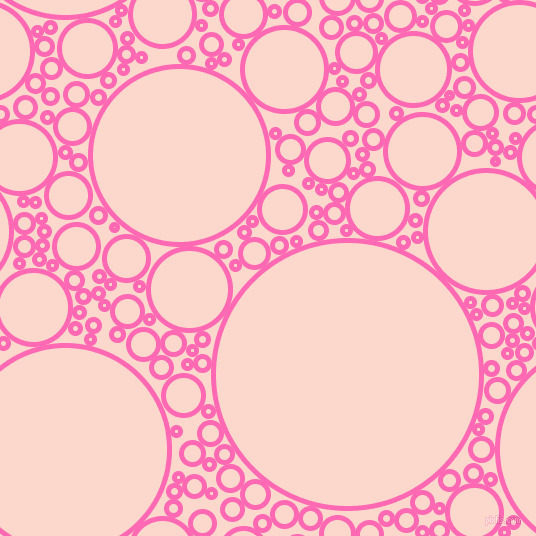 bubbles, circles, sponge, big, medium, small, 5 pixel line width, Hot Pink and Cinderella circles bubbles sponge soap seamless tileable