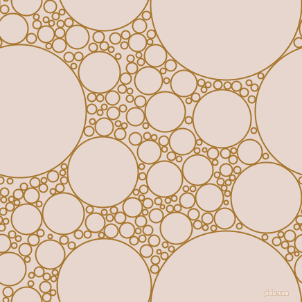 bubbles, circles, sponge, big, medium, small, 2 pixel line width, Hot Toddy and Dawn Pink circles bubbles sponge soap seamless tileable