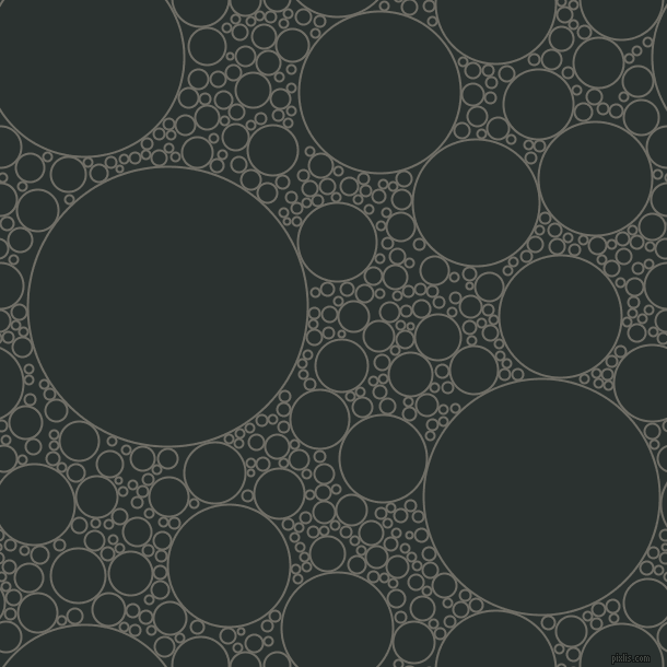 bubbles, circles, sponge, big, medium, small, 2 pixel line width, Ironside Grey and Woodsmoke circles bubbles sponge soap seamless tileable