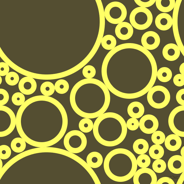 bubbles, circles, sponge, big, medium, small, 17 pixel line width, Laser Lemon and Thatch Green circles bubbles sponge soap seamless tileable