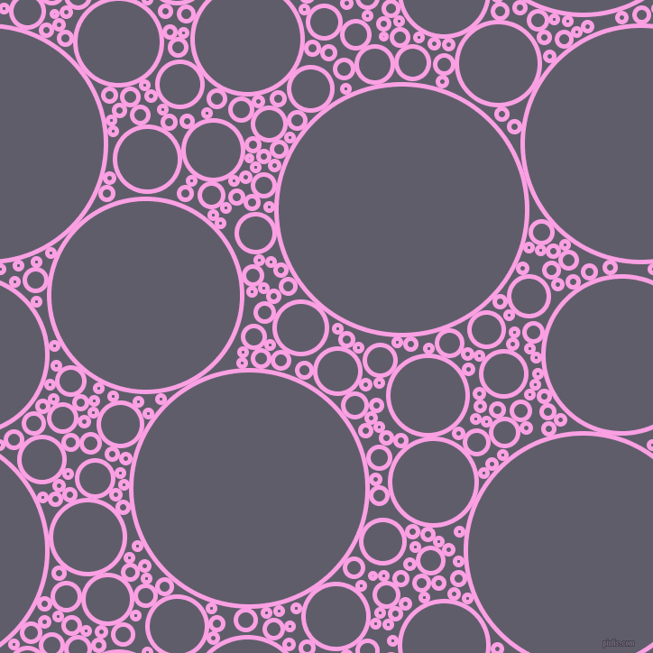 bubbles, circles, sponge, big, medium, small, 5 pixel line width, Lavender Rose and Smoky circles bubbles sponge soap seamless tileable